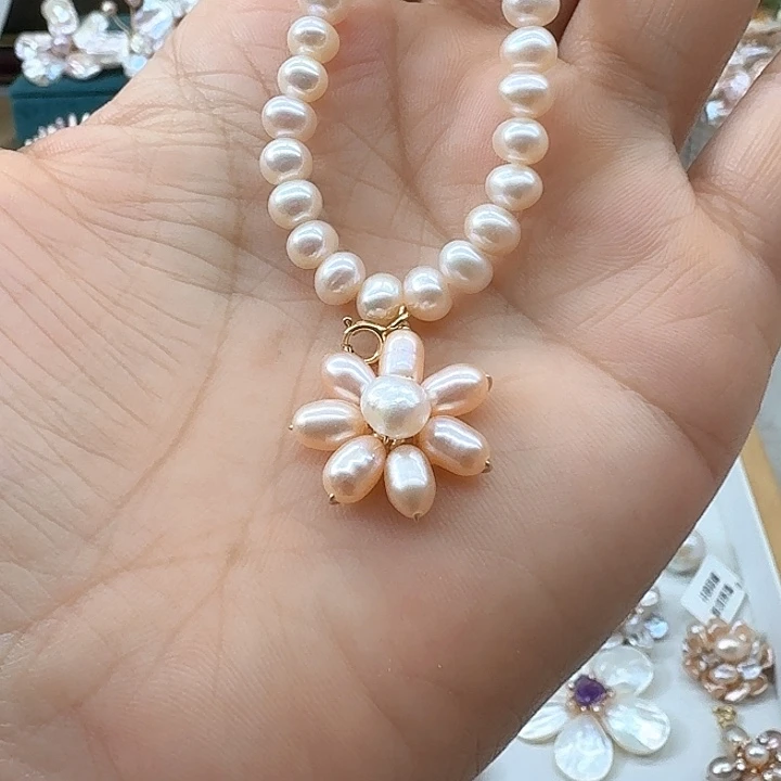 吊坠(不含链)未镶嵌淡水珍珠