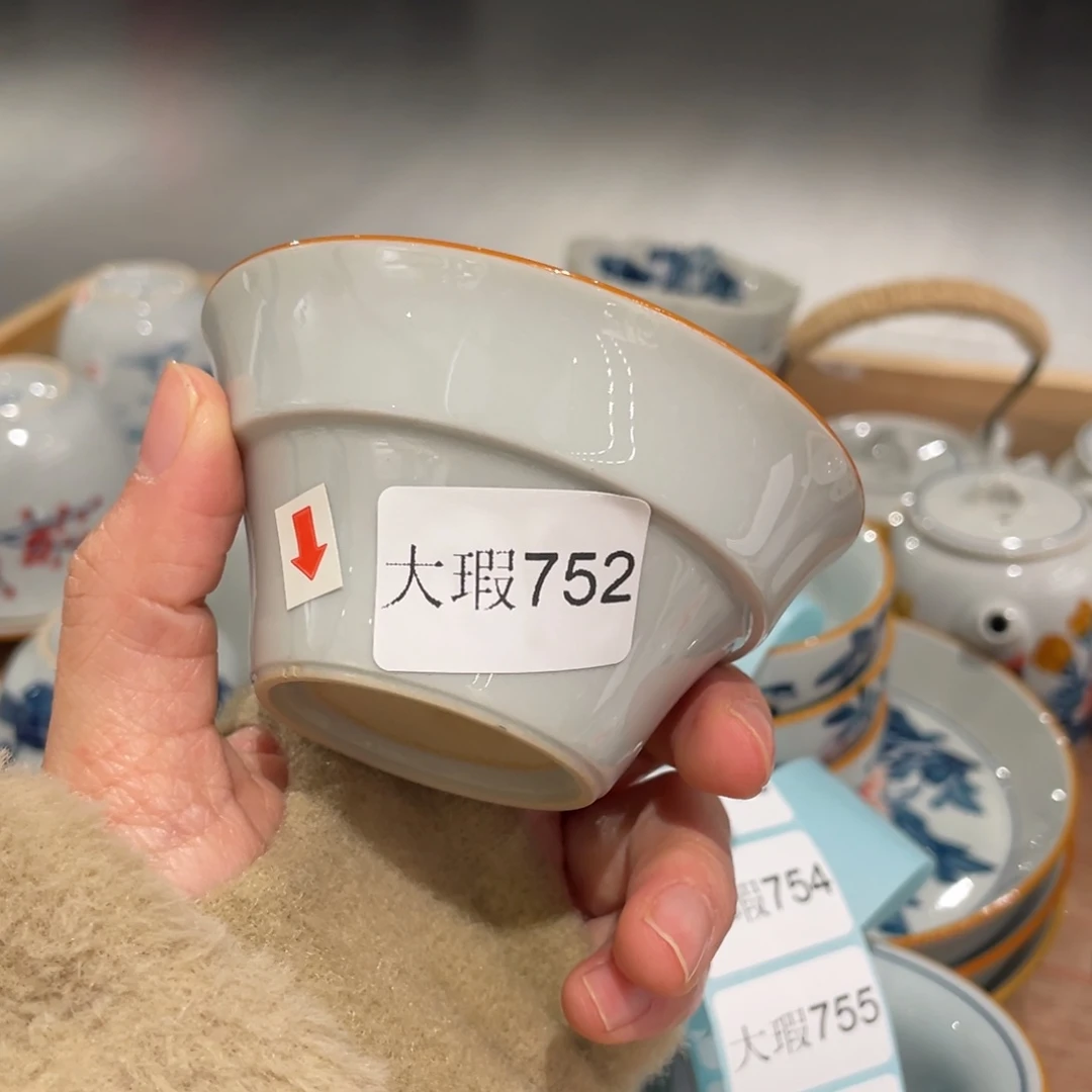 有瑕釉下彩纯手绘
