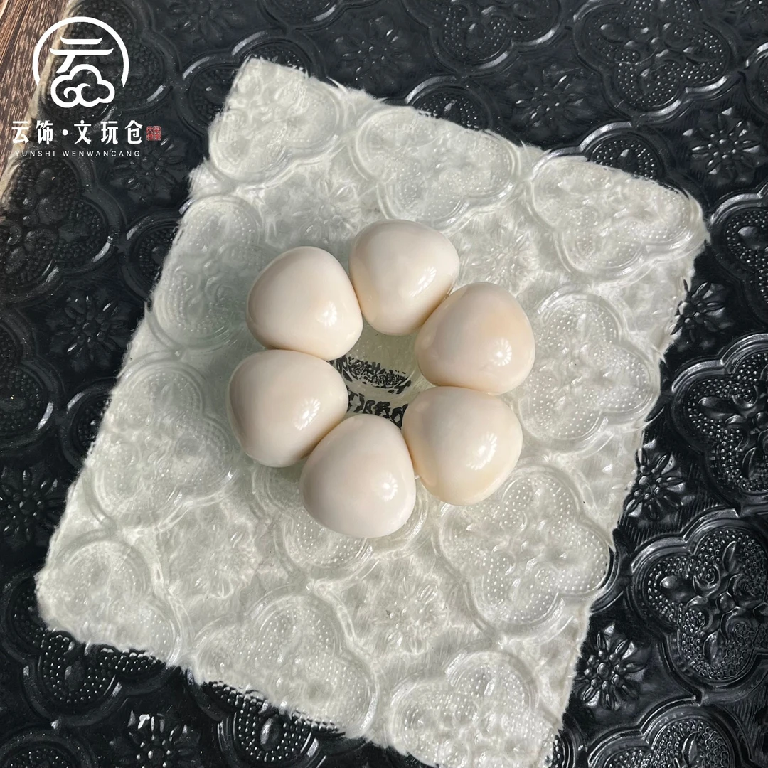 【雪团子21-22mm】象牙果蒜瓣手捻 CP113-435