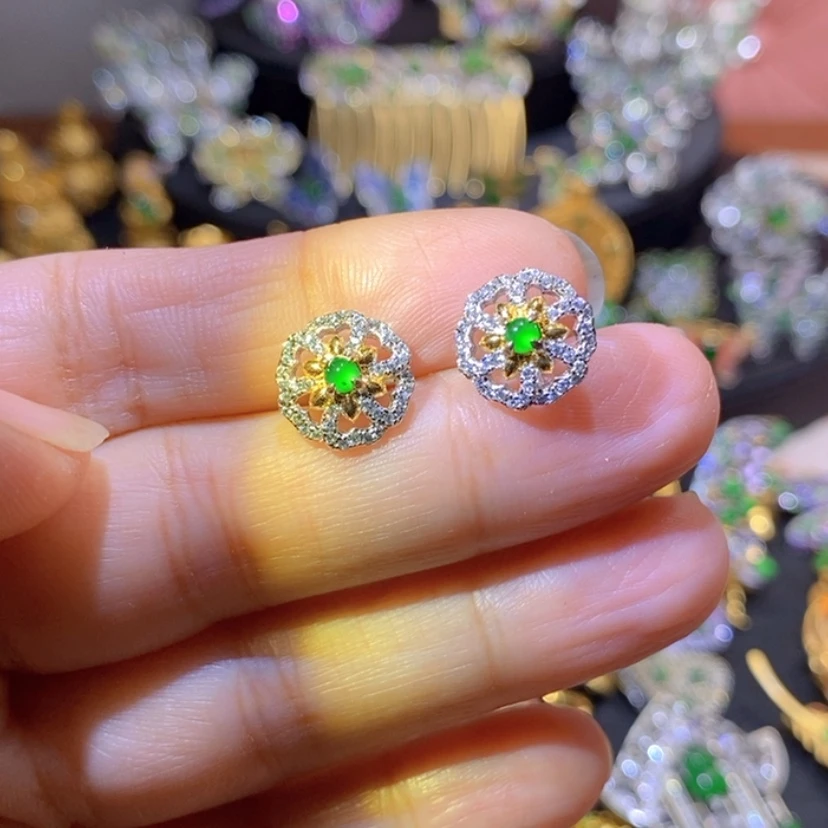 【闪购商品】银S925镶嵌挂件翡翠