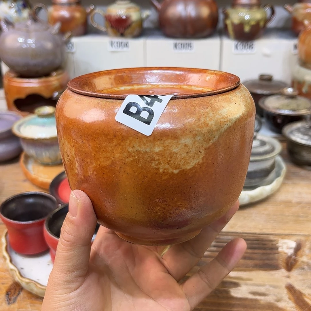 白泥茶杯茶*儿陶瓷艺术