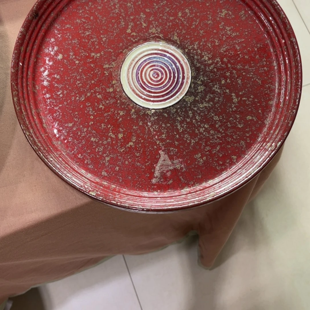 瓷景德镇粗陶复古盘碗微瑕