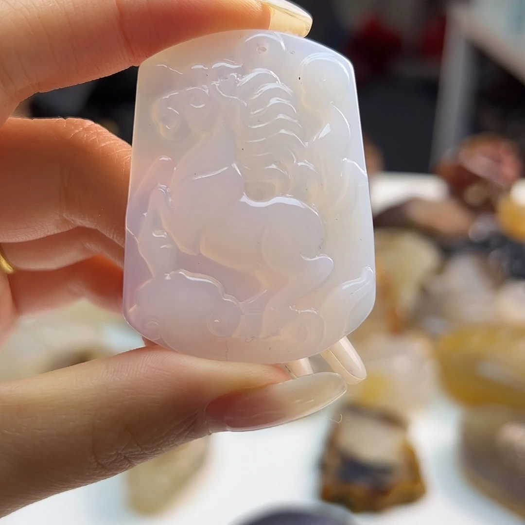 玛瑙/玉髓未镶嵌吊坠(不含链)