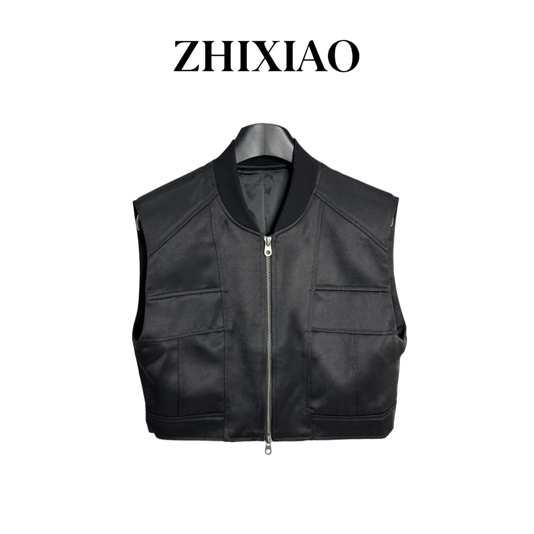 【ZHIXIAO】秋冬新款：拉链马甲套装91307