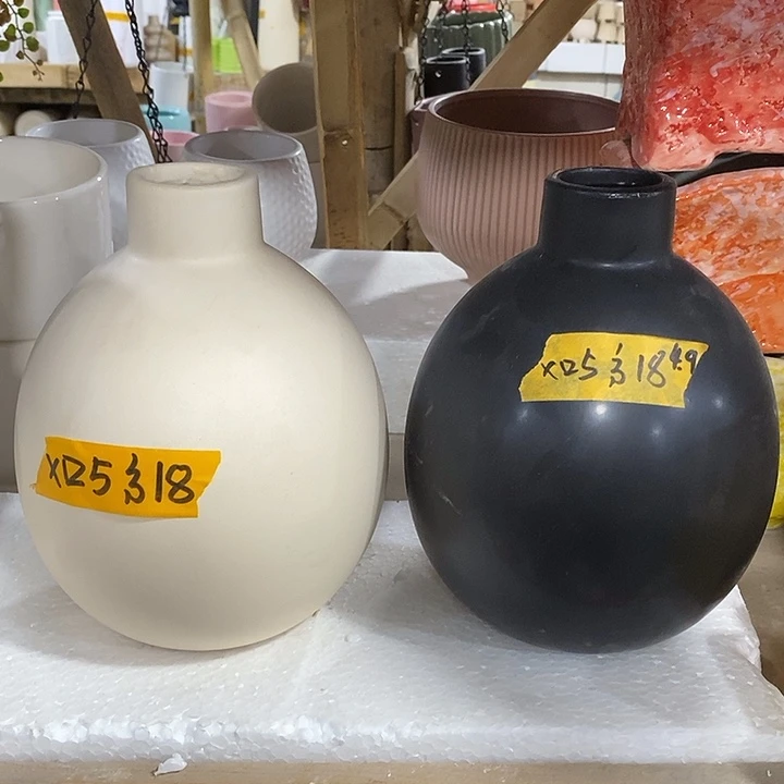 陶盆有孔 瑕疵针孔漏釉介意勿拍口 高