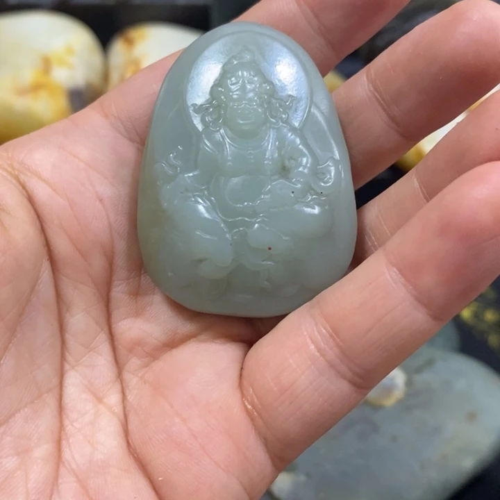 石***记和田玉（糖玉）未镶嵌挂件