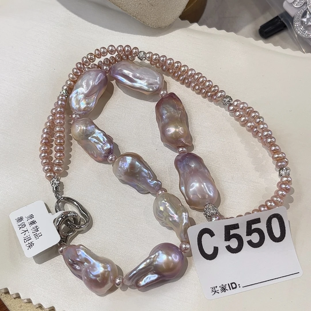 淡水珍珠颈饰合金