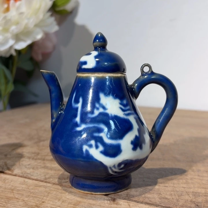 z***g摆件陶青花瓷器摆件现代工艺品
