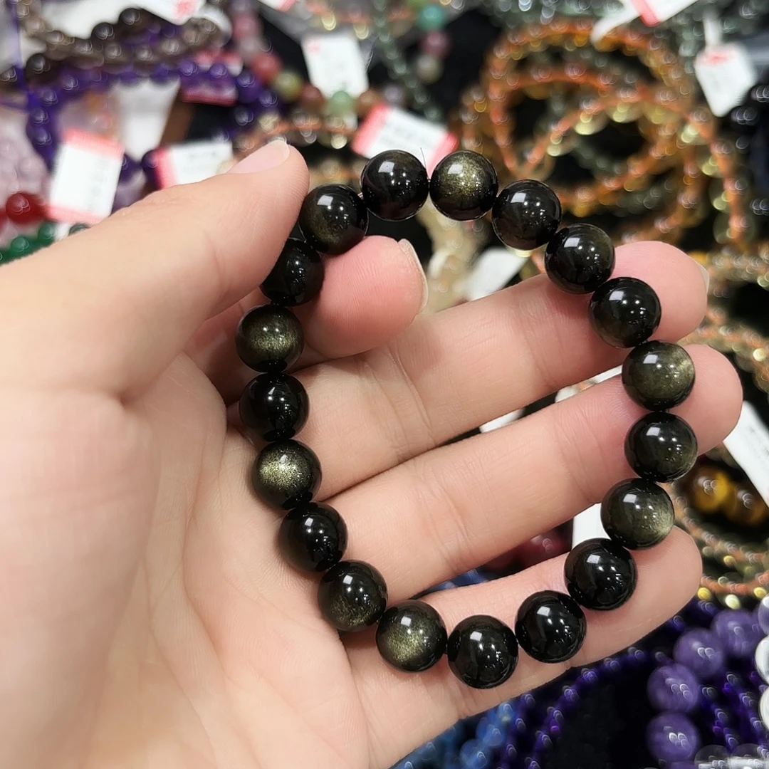 未镶嵌手串水晶金耀石卡10