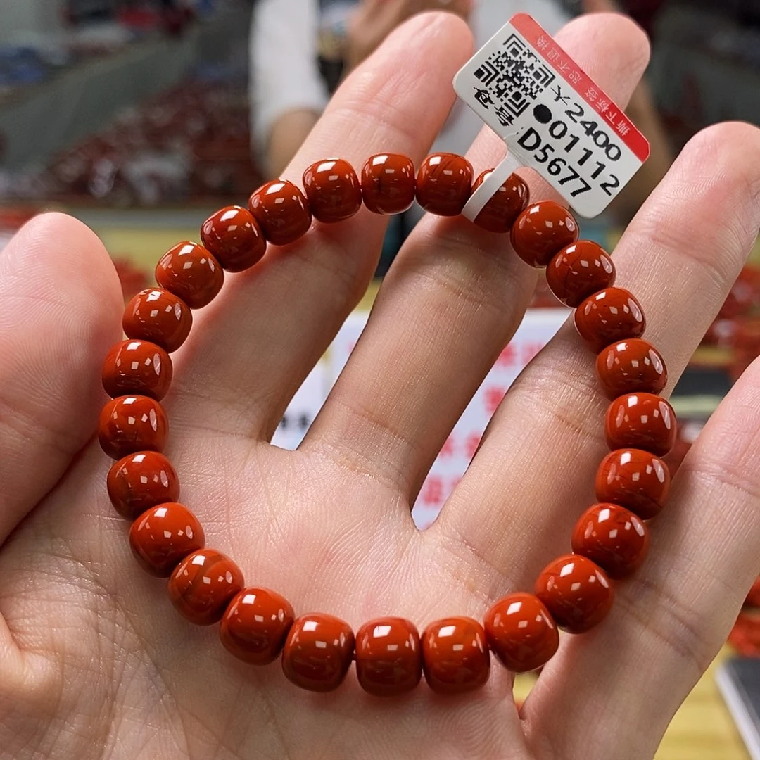 未镶嵌瓦西  8mm  多样性发一南红玛瑙