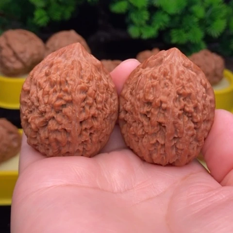 把件文玩核桃蒜头38全品