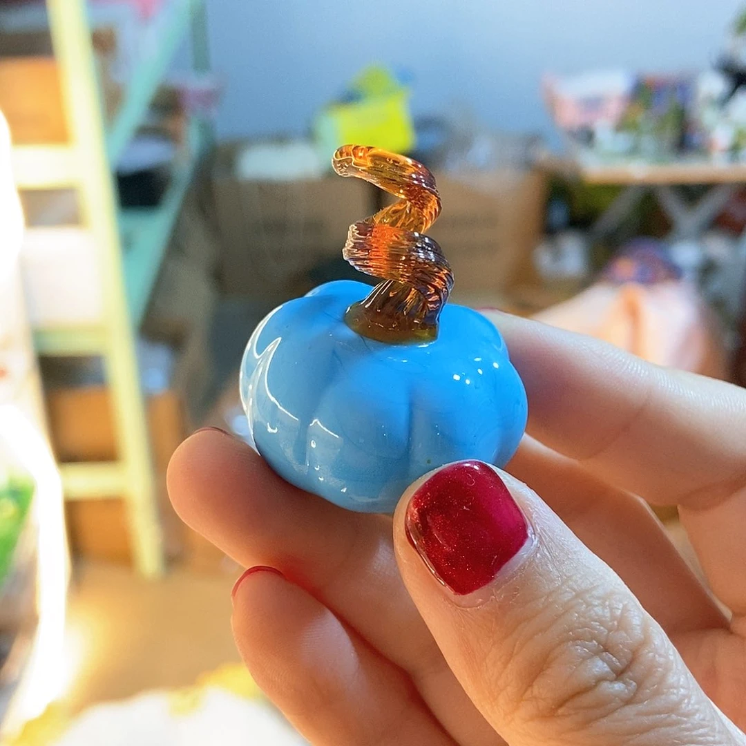 琉璃手工艺品南瓜