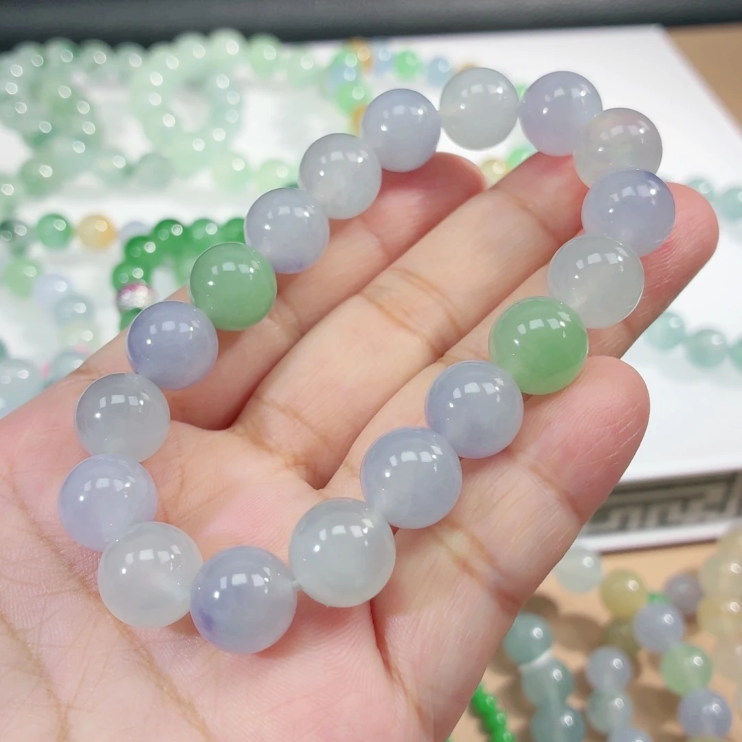 翡翠未镶嵌手链卡11