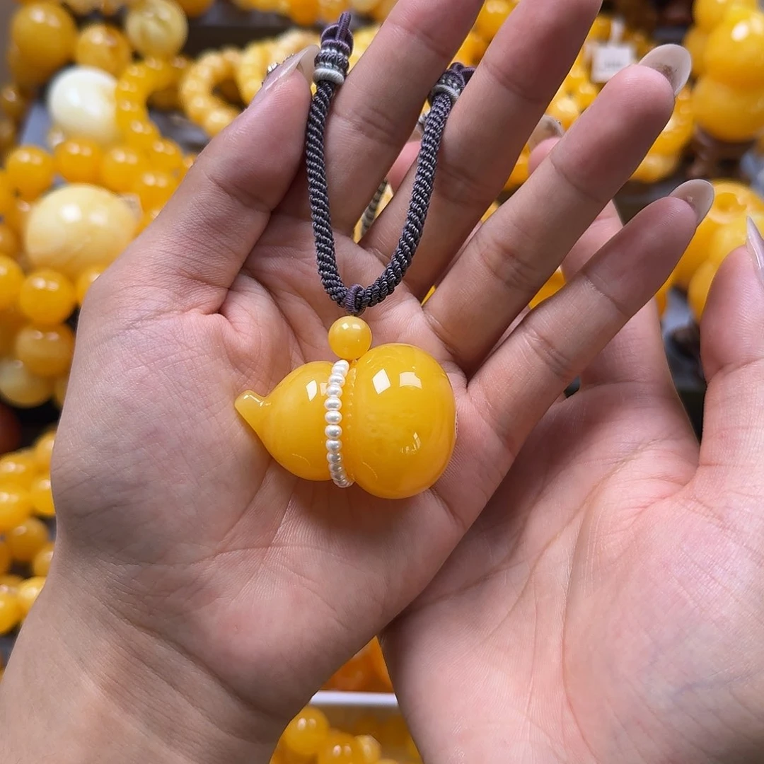 未镶嵌蜜蜡珠宝奇石葫芦