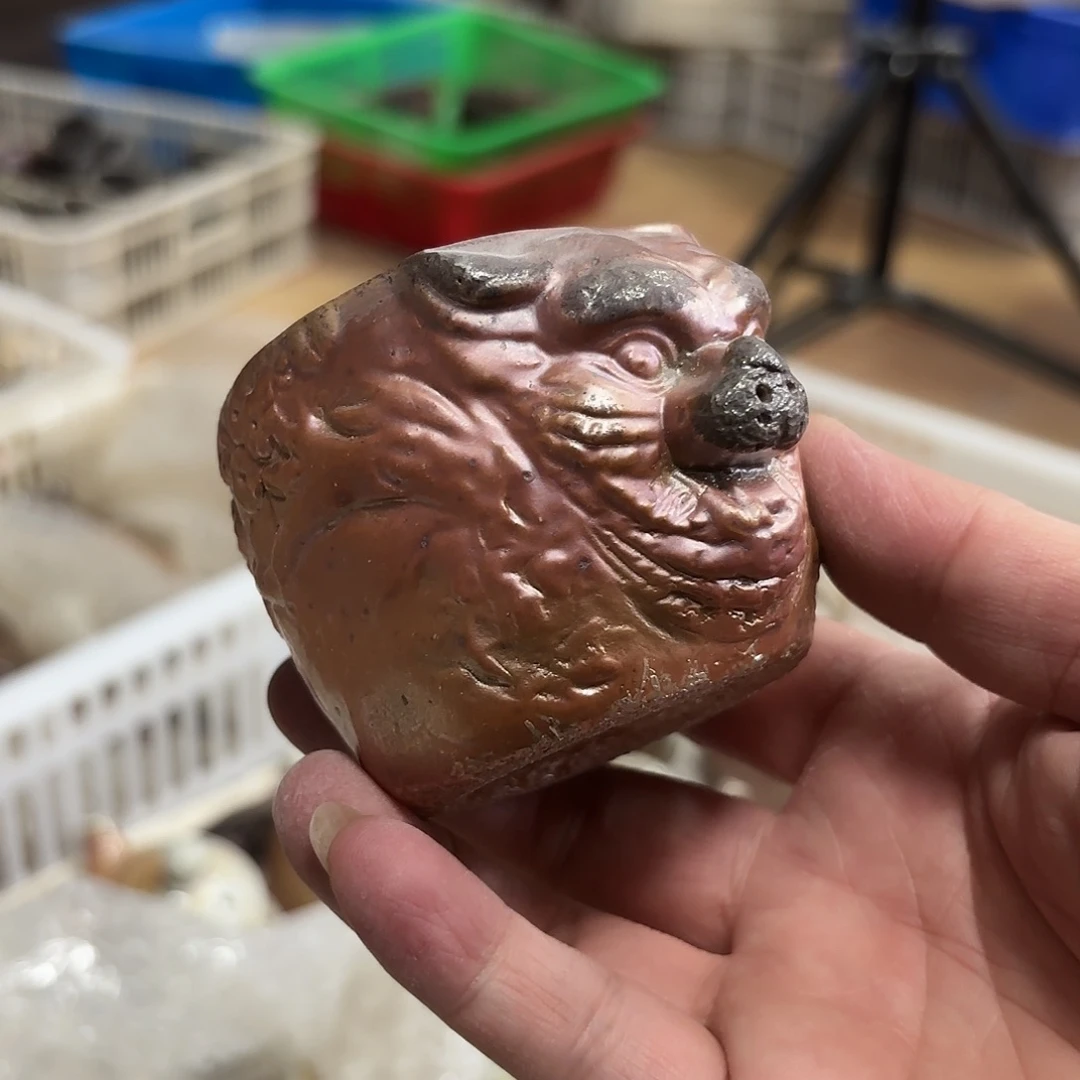 柴烧虎杯  柴烧清仓福利