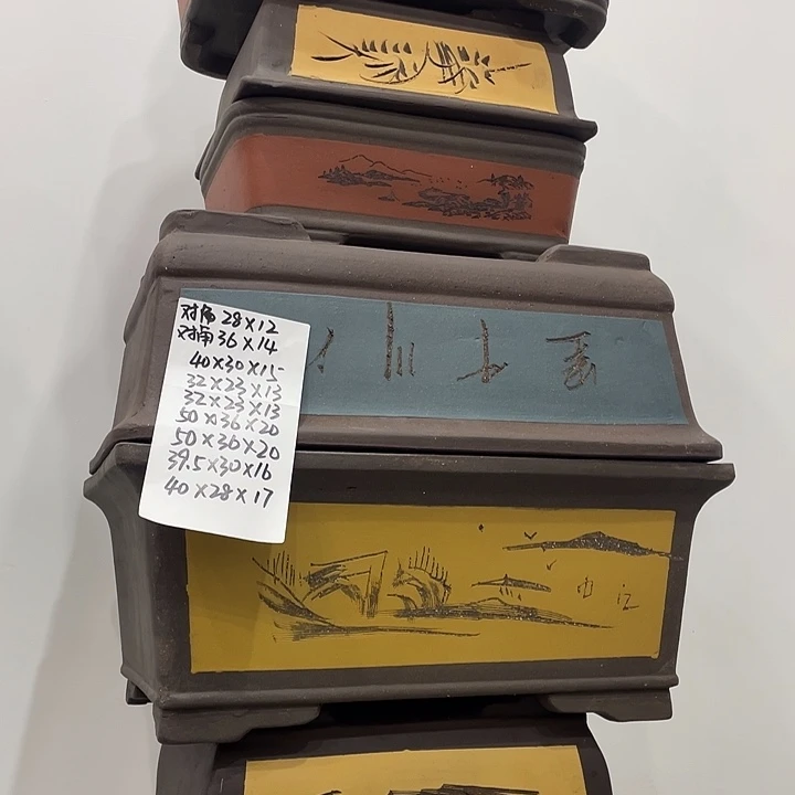 4组紫砂花盆捡漏了