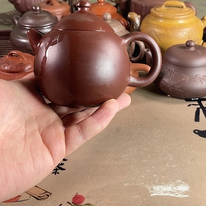 茶壶段泥紫砂的微瑕