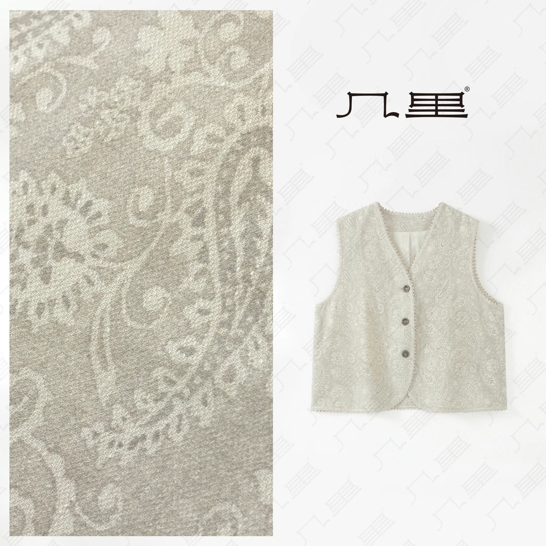 几里与麻 花边印花百搭背心 衣长54 胸围110 2061754