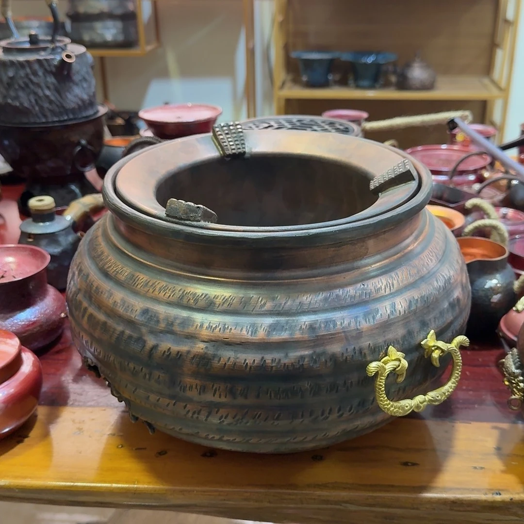 m***r紫铜手工制作摆件