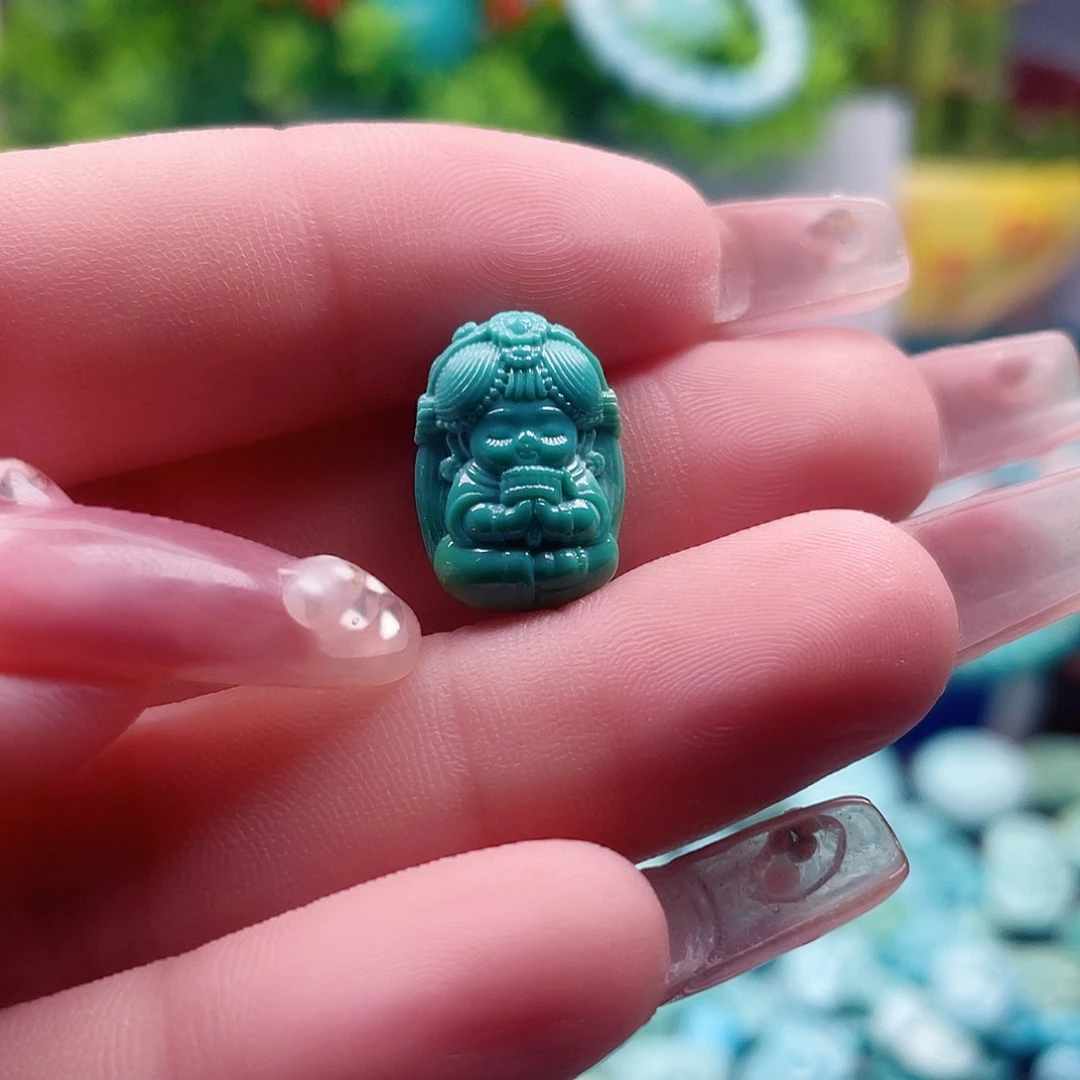绿松石未镶嵌吊坠(不含链)