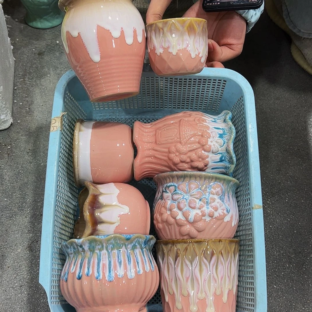 陶瓷粉色情人八件套！