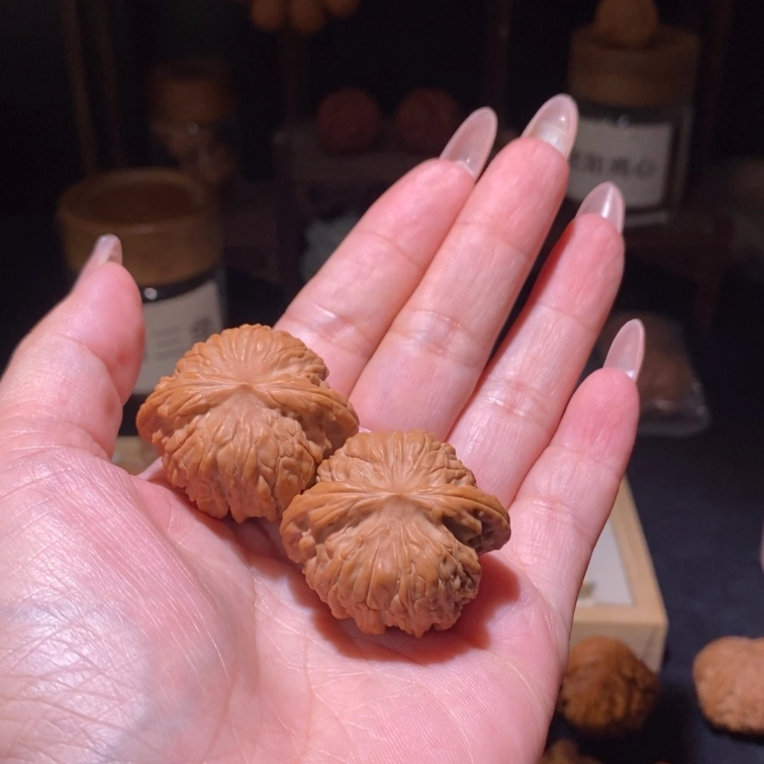 吊坠文玩核桃石子磨36