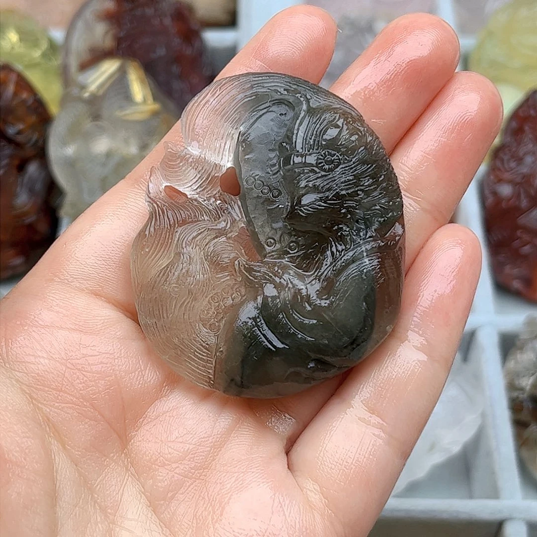 水晶吊坠(不含链)未镶嵌