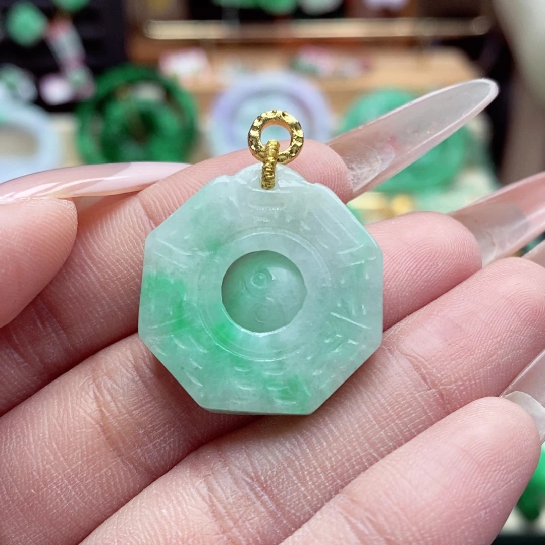 颈饰未镶嵌翡翠翡翠吊坠