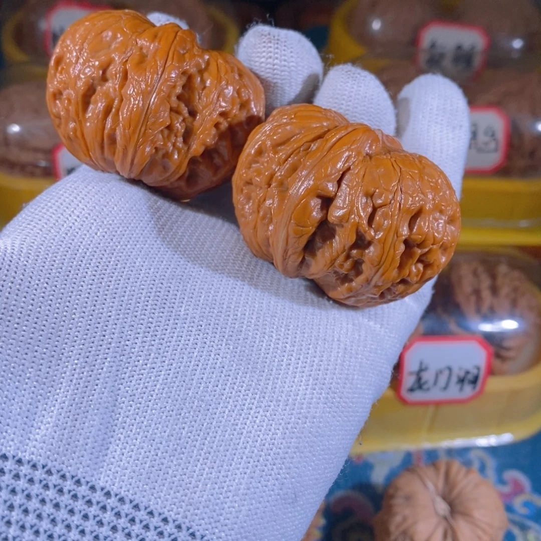 吊坠文玩核桃天***饭翘肩元宝