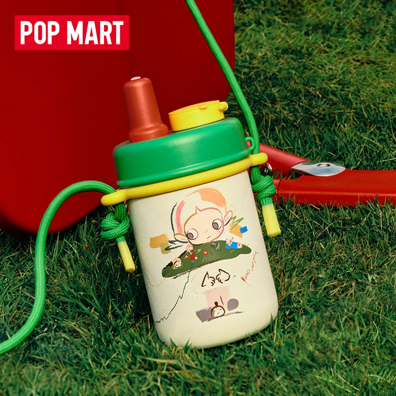 泡泡玛特Zsiga 沿线走的人系列 - 随行保温吸管杯