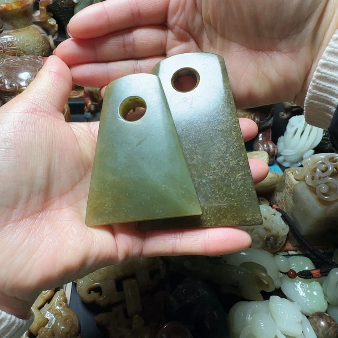 y***和田玉未镶嵌挂件