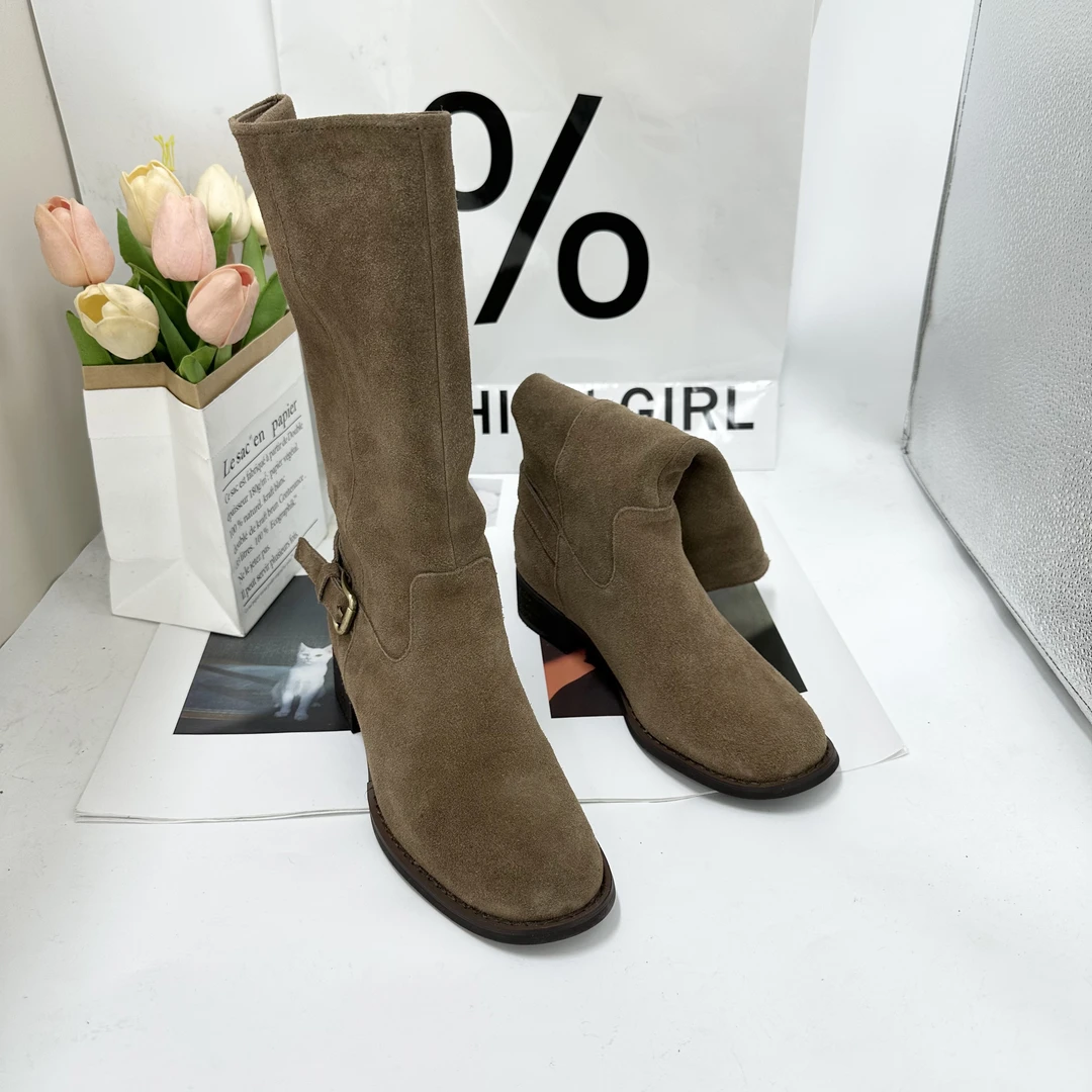 新款气质休闲百搭女士长靴A/DDW/9209