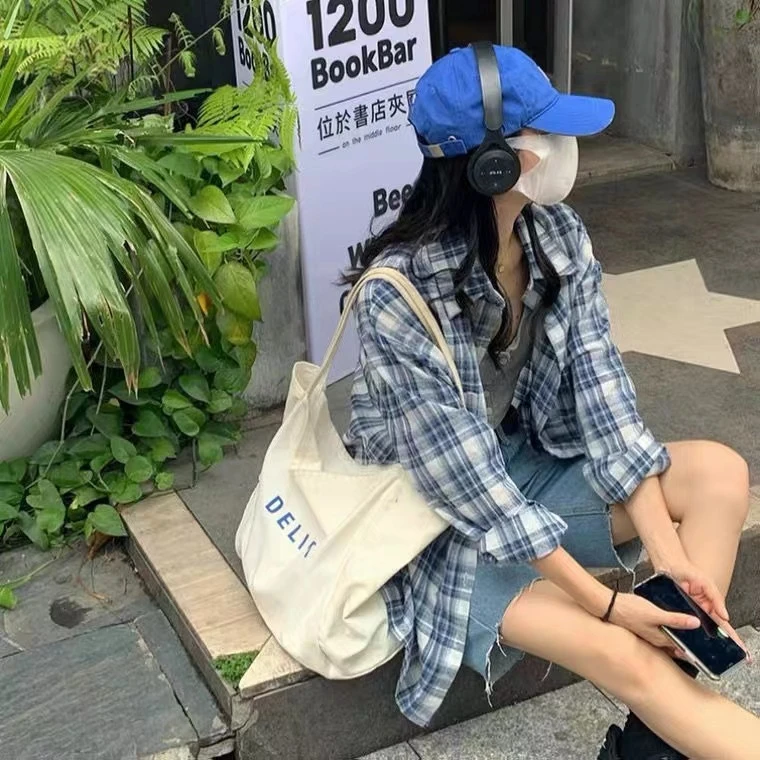 2024春秋女士衬衫*爆款外套韩版宽松设计感小众上衣网红长袖衬衫