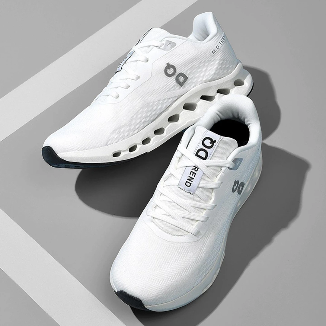 夏季透气薄款白色运动鞋男款白鞋青少年学生军训久站不累脚跑步鞋