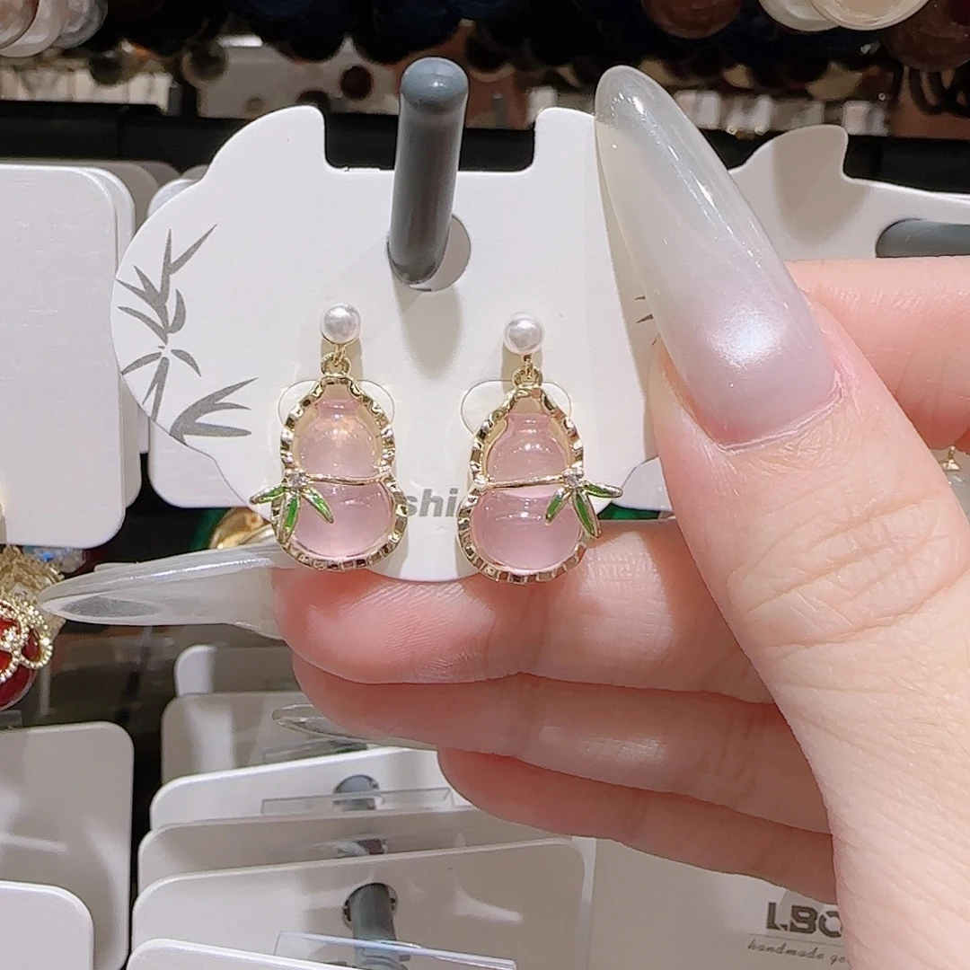 锆石铜合金925银耳环