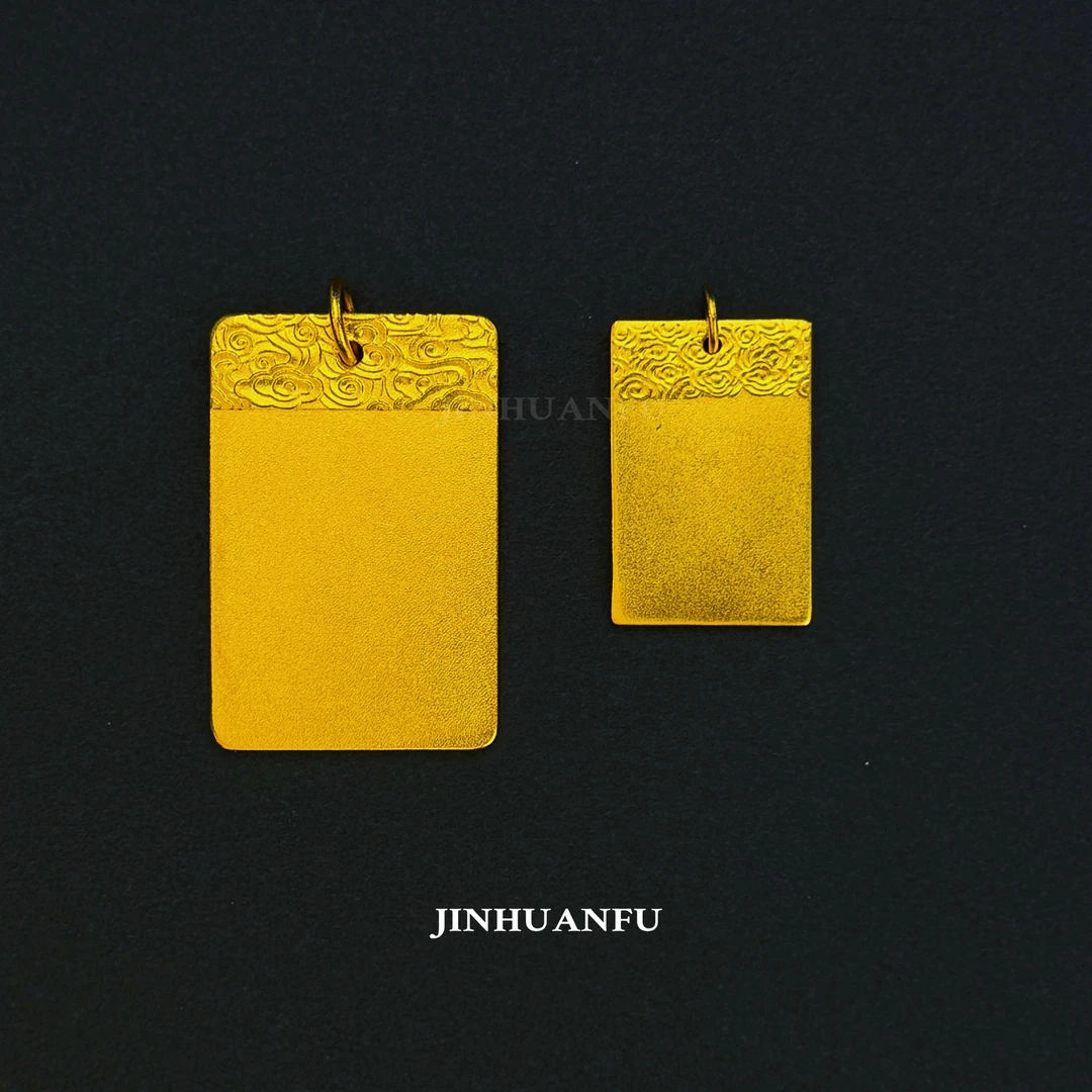 吊坠足银 吊坠足银  祥云无事牌吊坠 厚包工艺 手工精致