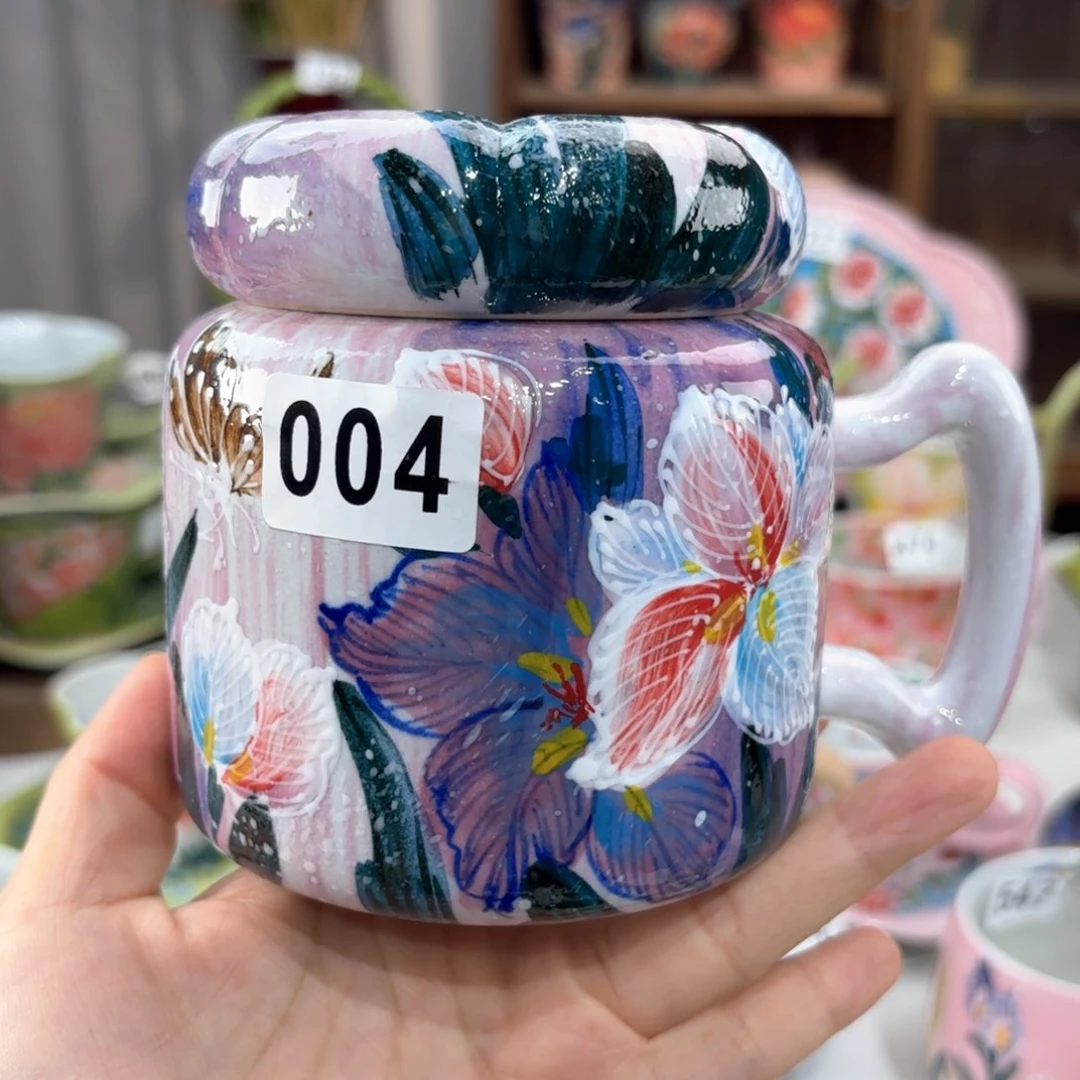 景德镇手绘高温釉下彩陶瓷茶具