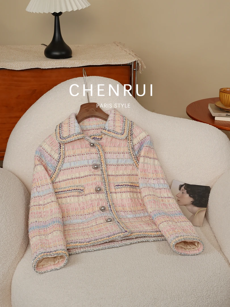 2025新款怦然心动晨锐小香风外套6602