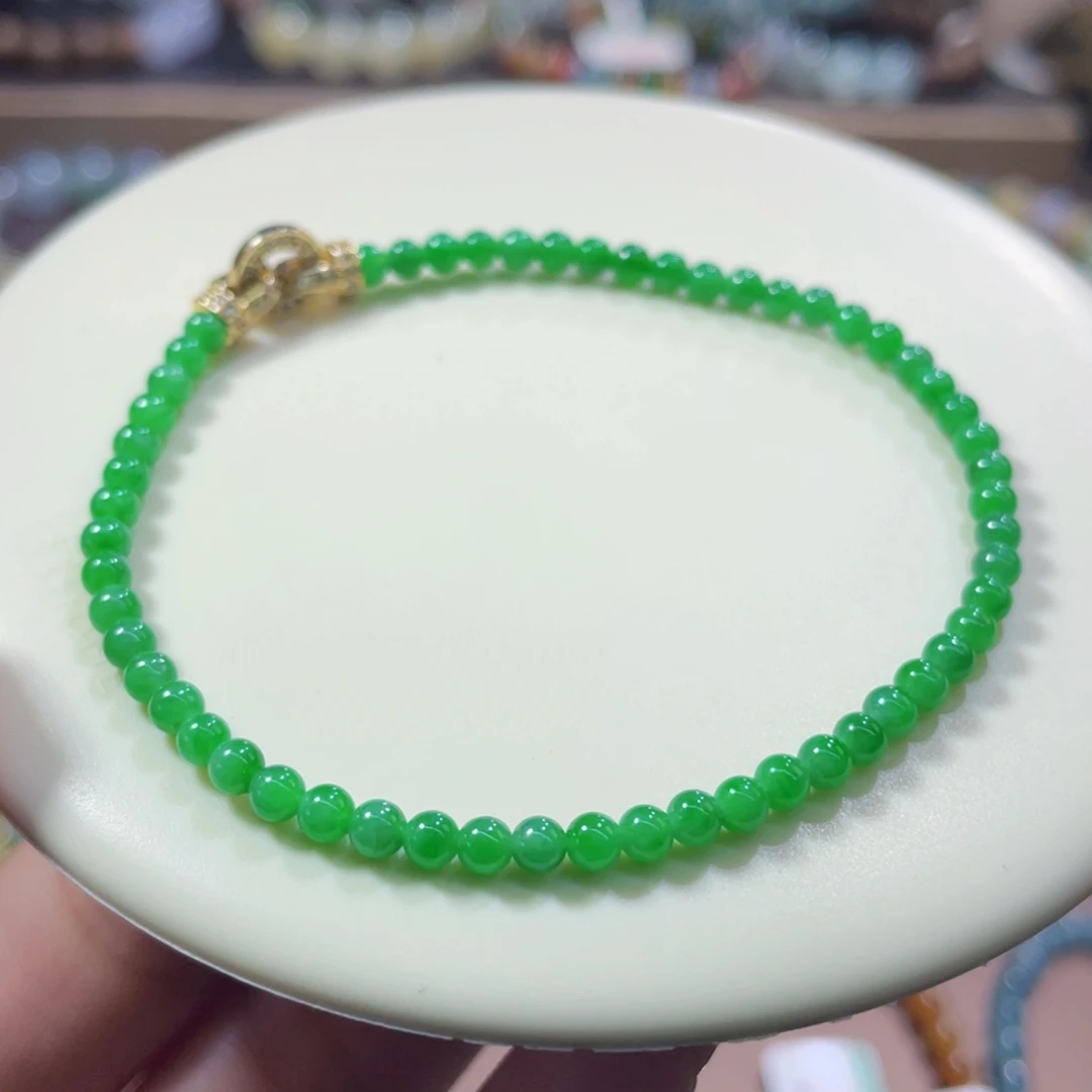 未镶嵌手链翡翠浓阳卡3.2