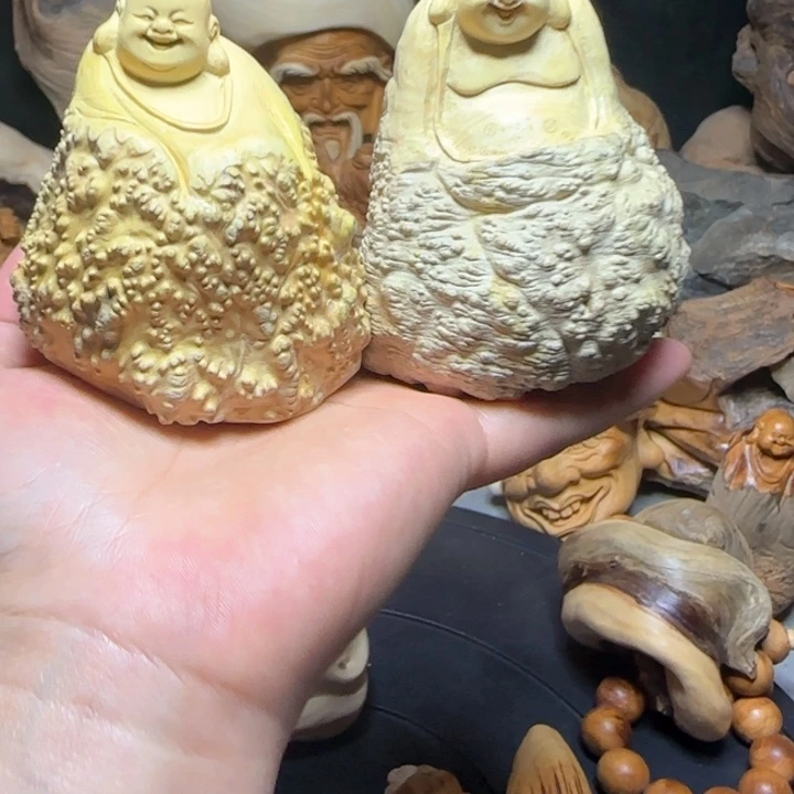 黄杨木同*手把件还是摆件