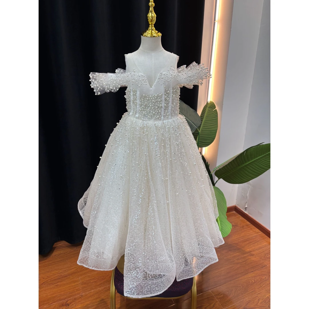 【珠光绮梦】女童礼服无袖公主裙儿童演出服主持人礼服