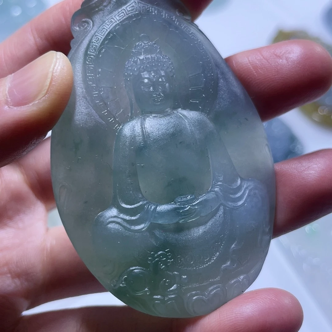 定制翡翠未镶嵌挂件