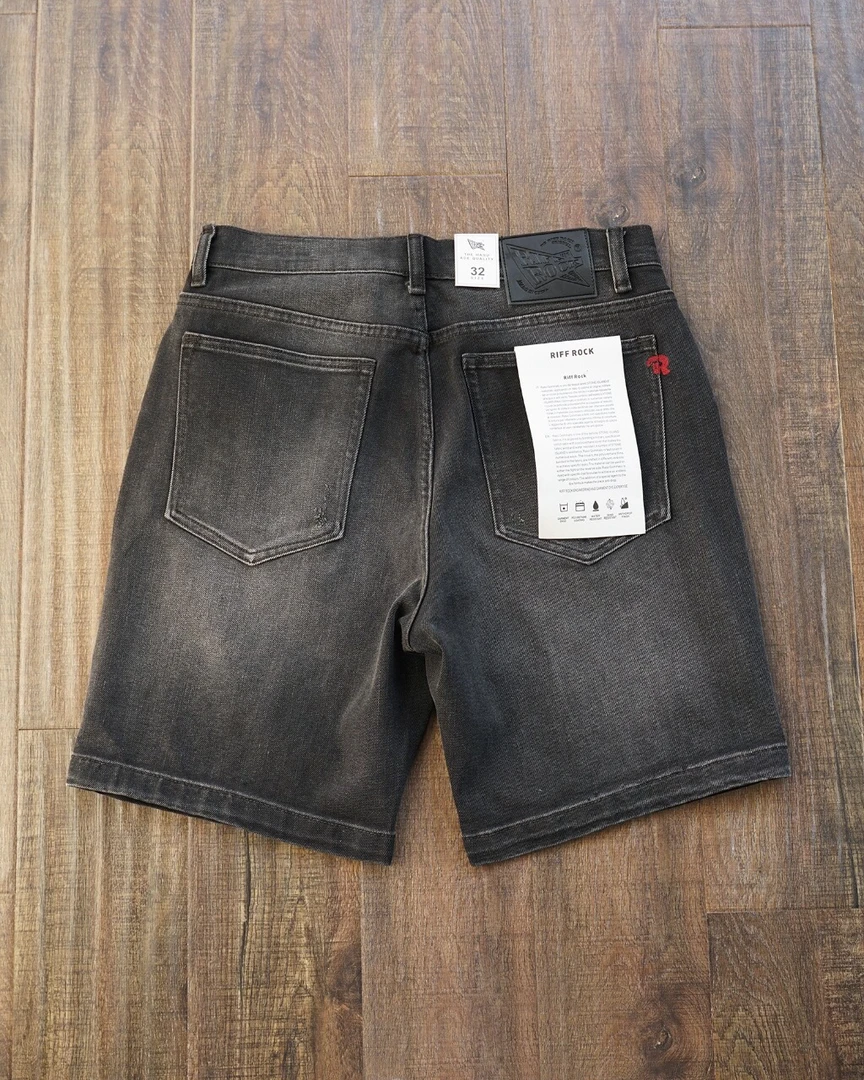 百搭短裤潮流裤子水洗男士硬挺宽松休闲牛仔裤夏季弹力时尚宽松