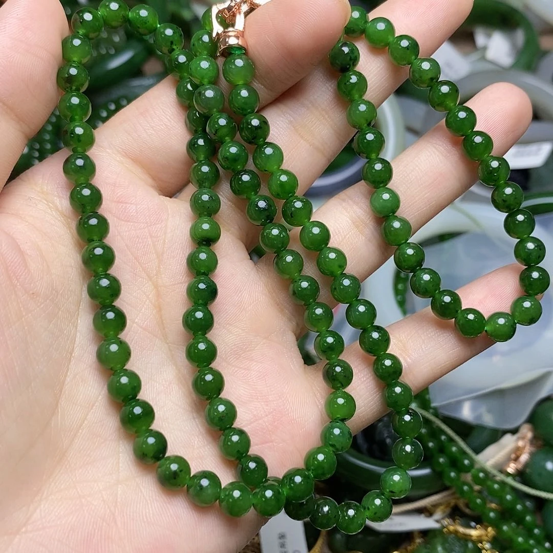 和田玉（碧玉）未镶嵌颈饰