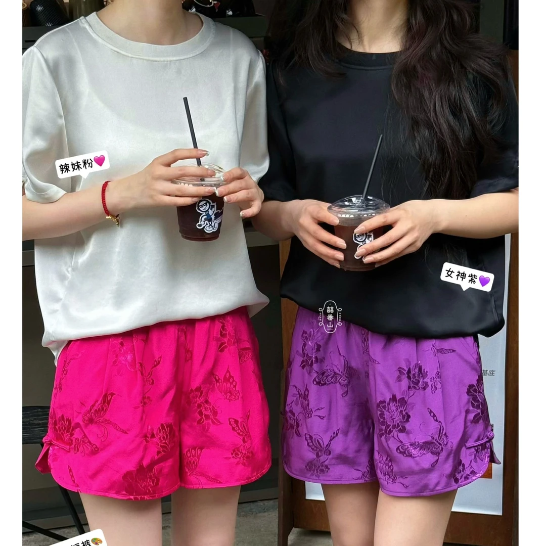 【囍番山·2025·夏季】夏日多巴胺·新中式六色短裤