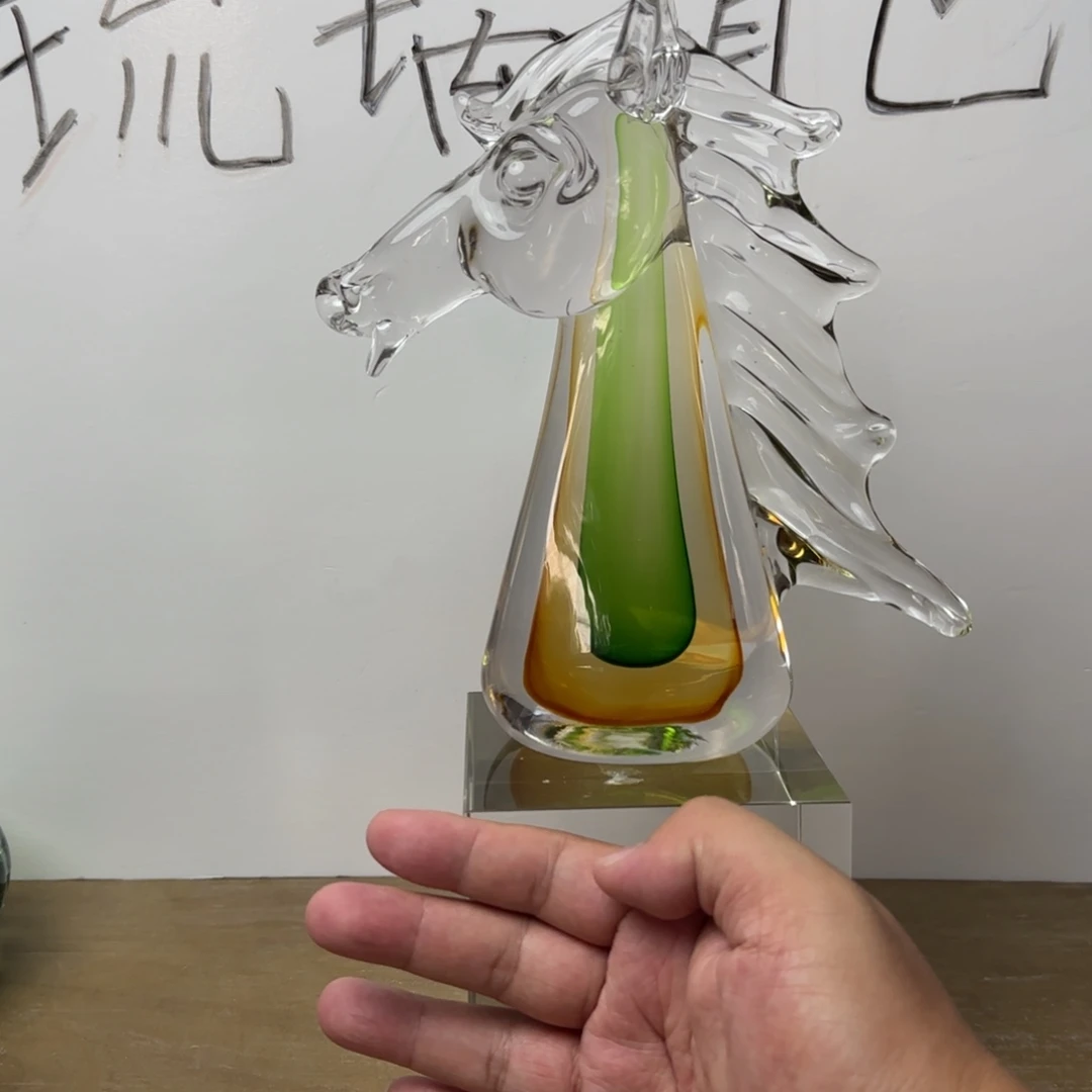 手工艺品琉璃马头