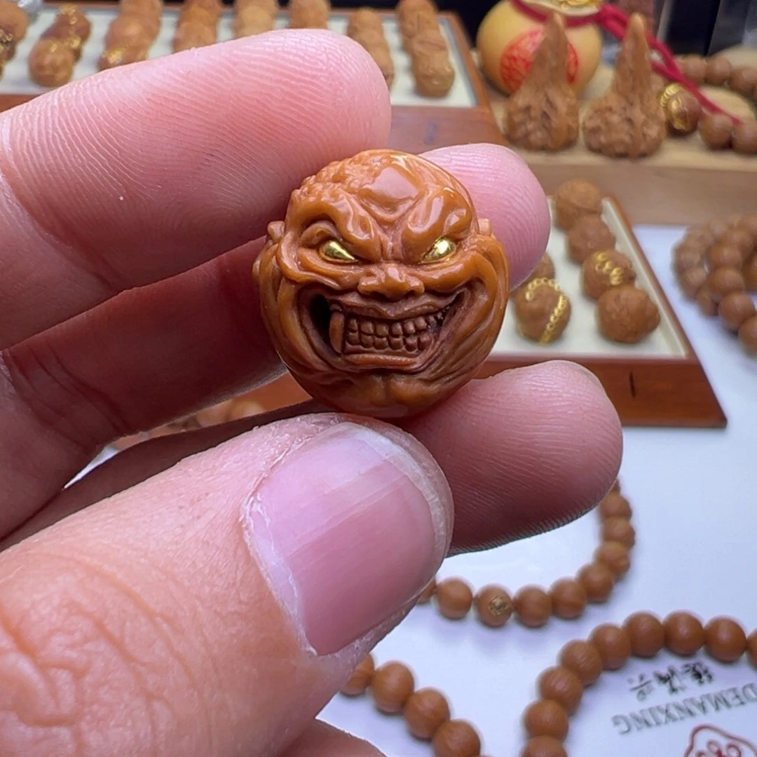 猴头核桃吊坠猴头