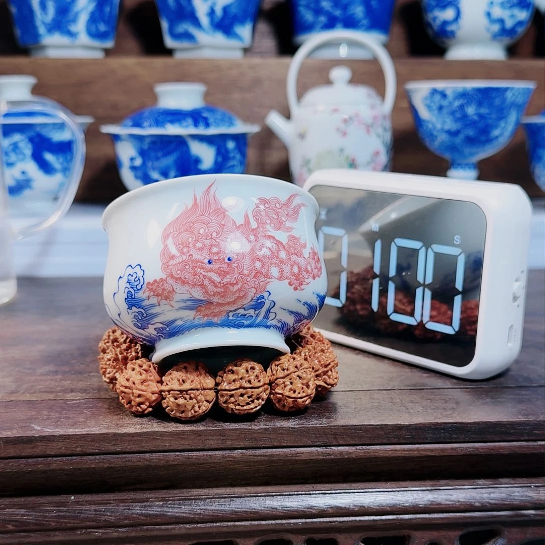 泥塑预***者主人杯手工手绘