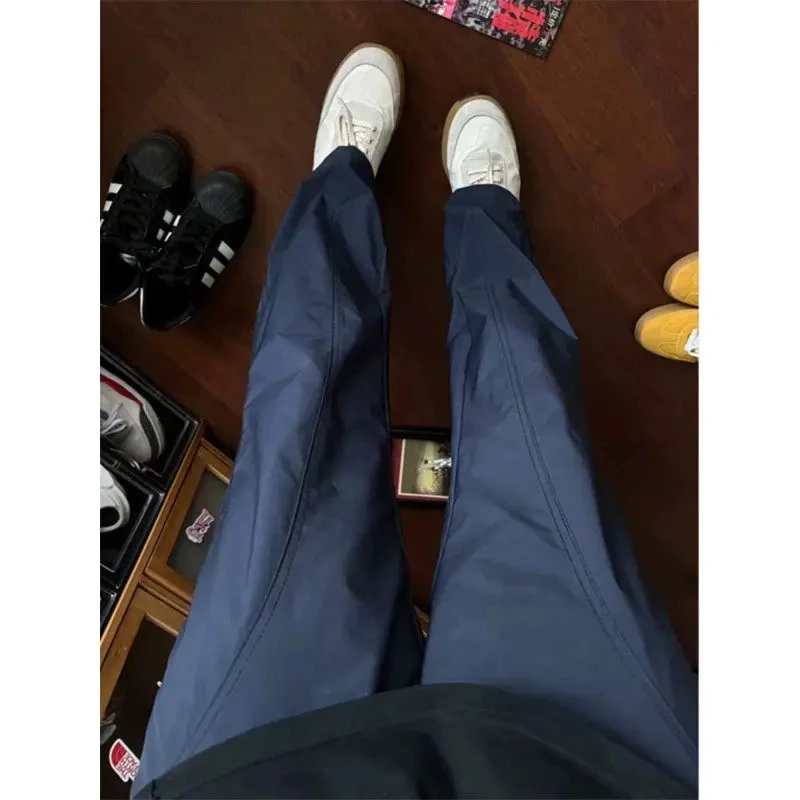 休闲裤男时尚工装风潮流宽松秋冬季户外男士裤子长裤直筒运动百搭