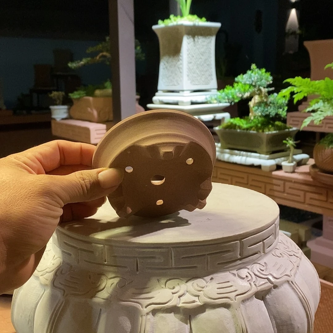 品格石器石头花盆